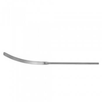Heifetz Brain Spatulas Round Handle Stainless Steel, 20 cm - 8" Blade Size 11 mm